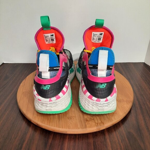 New Balance Pink and Orange Athletic Shoes with Dynamic Design - Picture 4 of 10